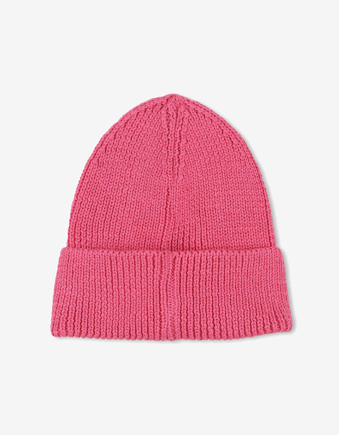 Girls Gemstone Knitted Beanie Hat in Pink