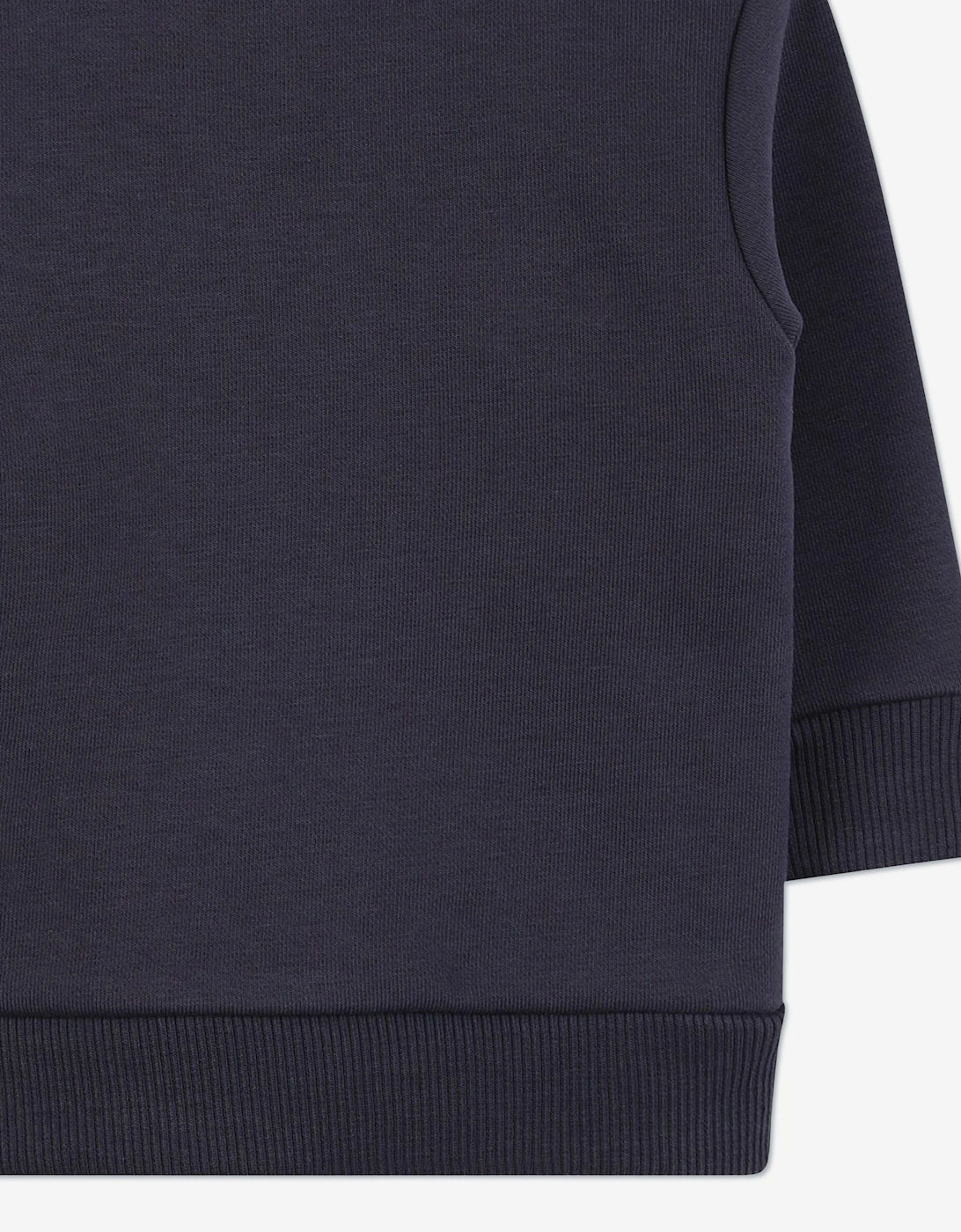Baby Boys Logo Print Sweatshirt in Navy