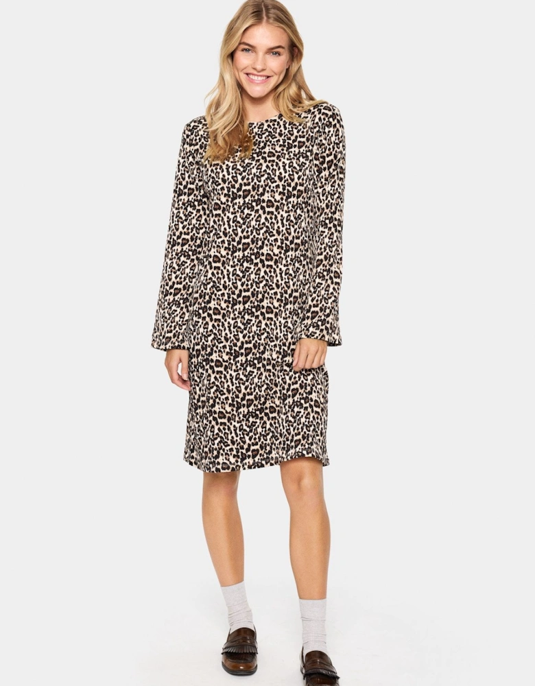 IlyssaSZ Long Sleeve Printed Dress