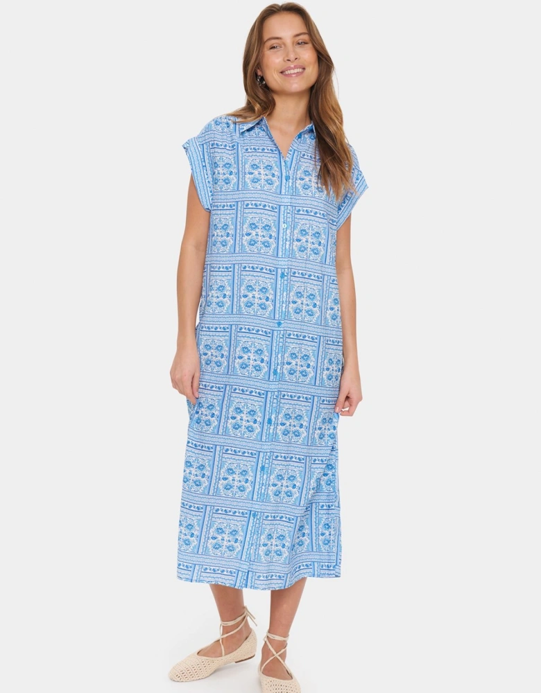 KaisaSZ Sleeveless Maxi Shirt Dress