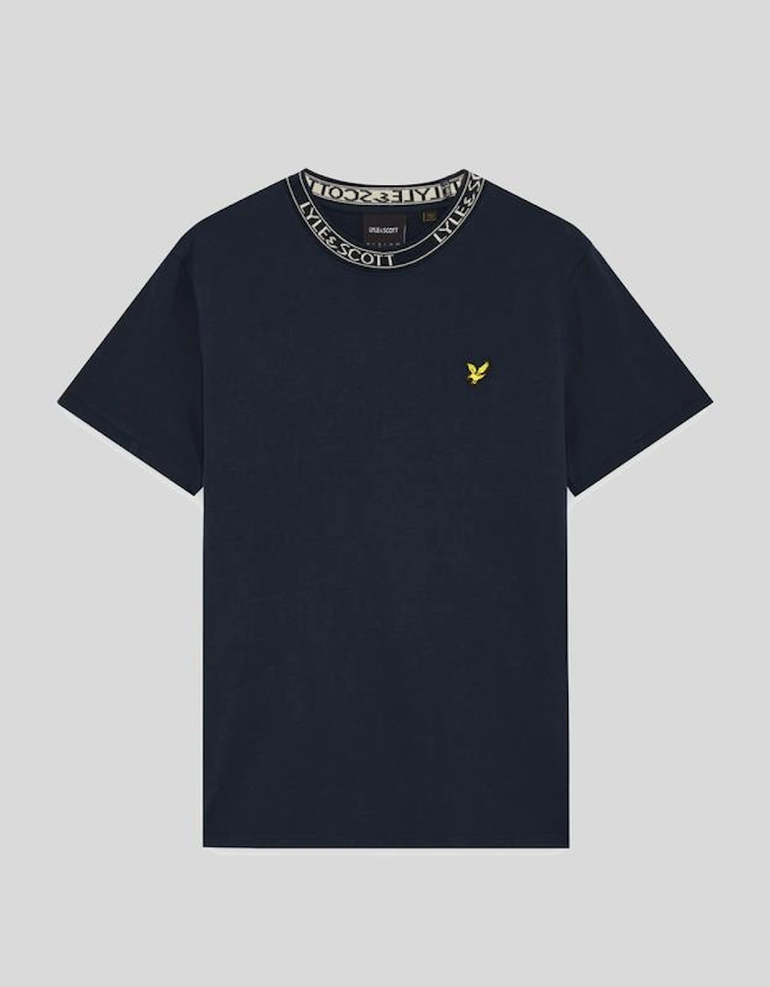 Collar Logo Ribbed T-Shirt