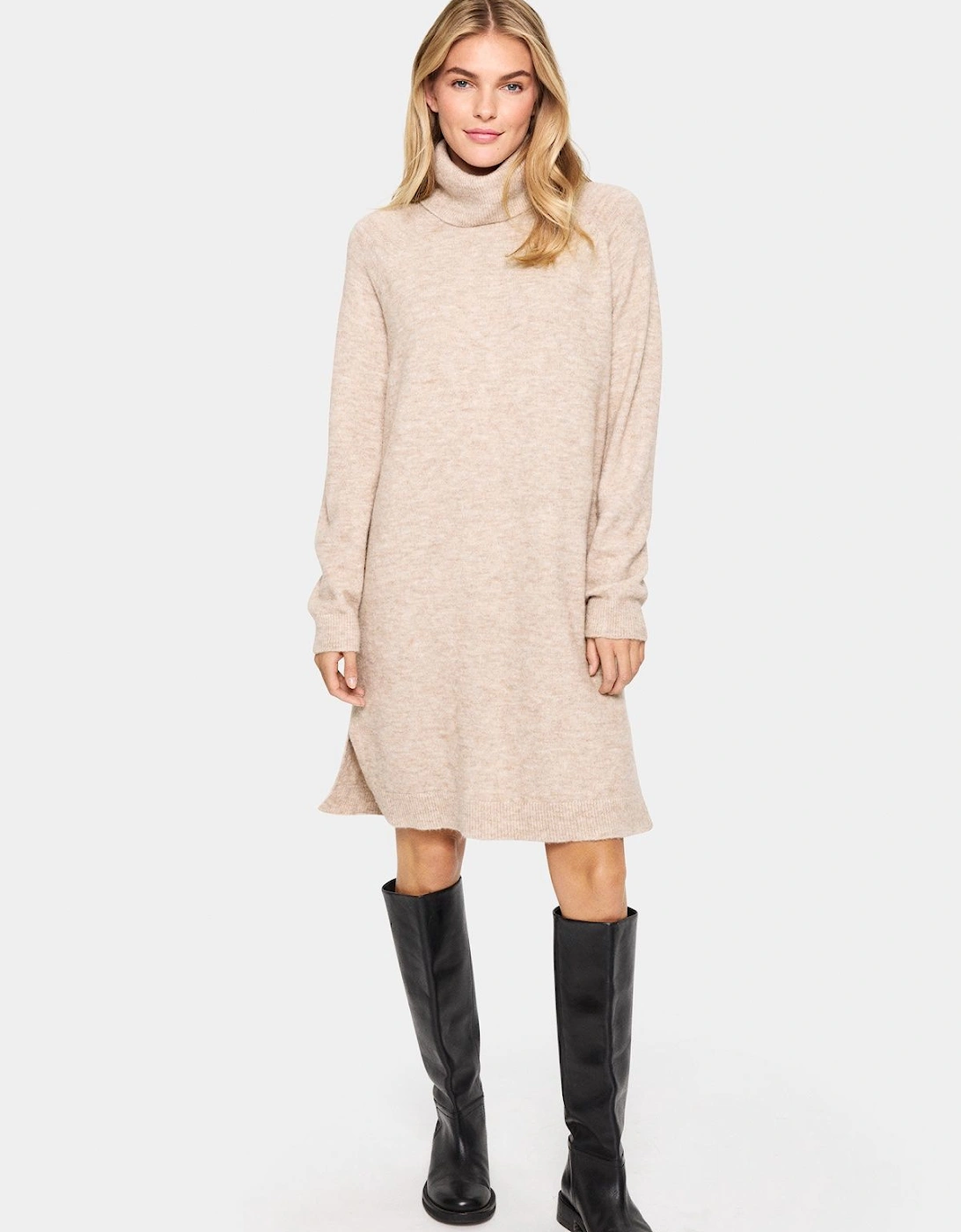 GarbieSZ Rollneck Long Sleeve Knit Dress, 2 of 1