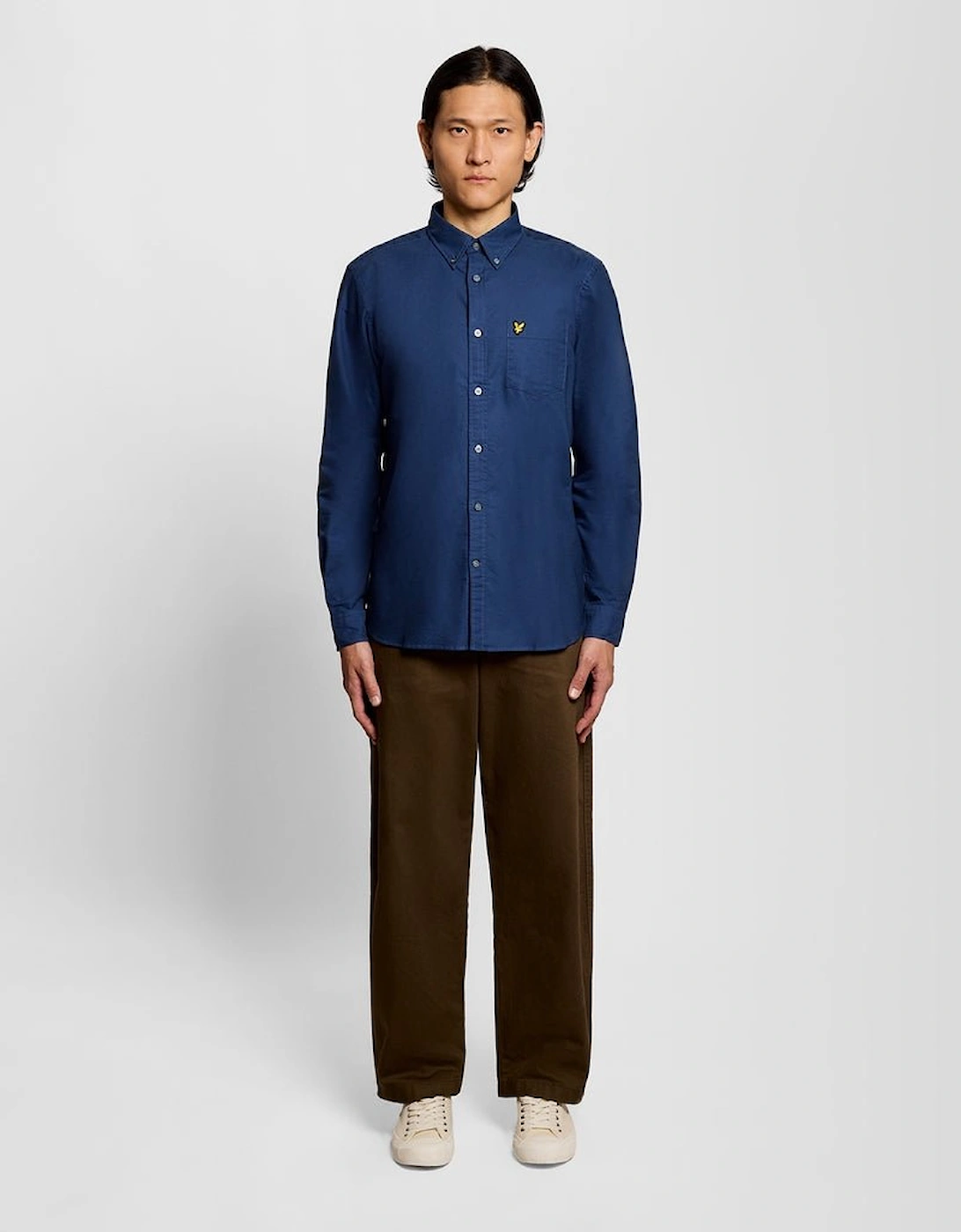 Cotton Button Down Oxford Shirt