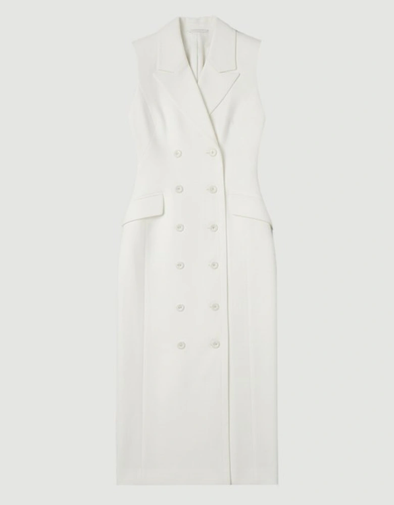 Tailored Tux Pencil Dress