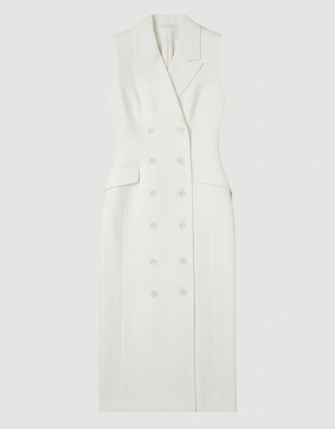 Tailored Tux Pencil Dress