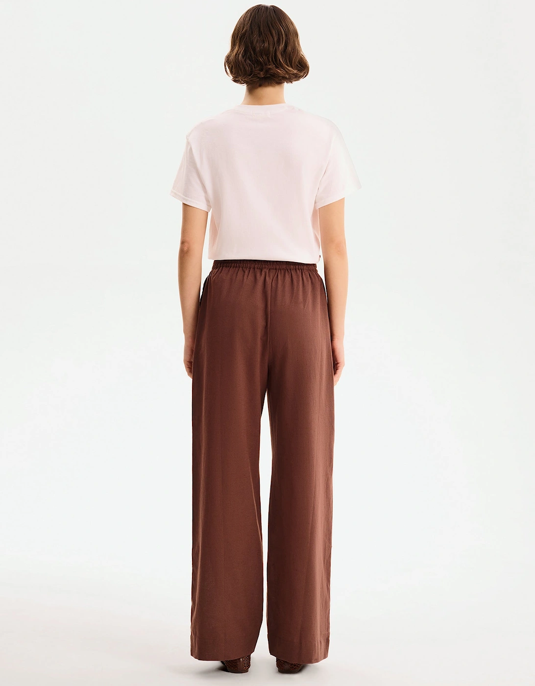 Check Boyfriend T-Shirt in White