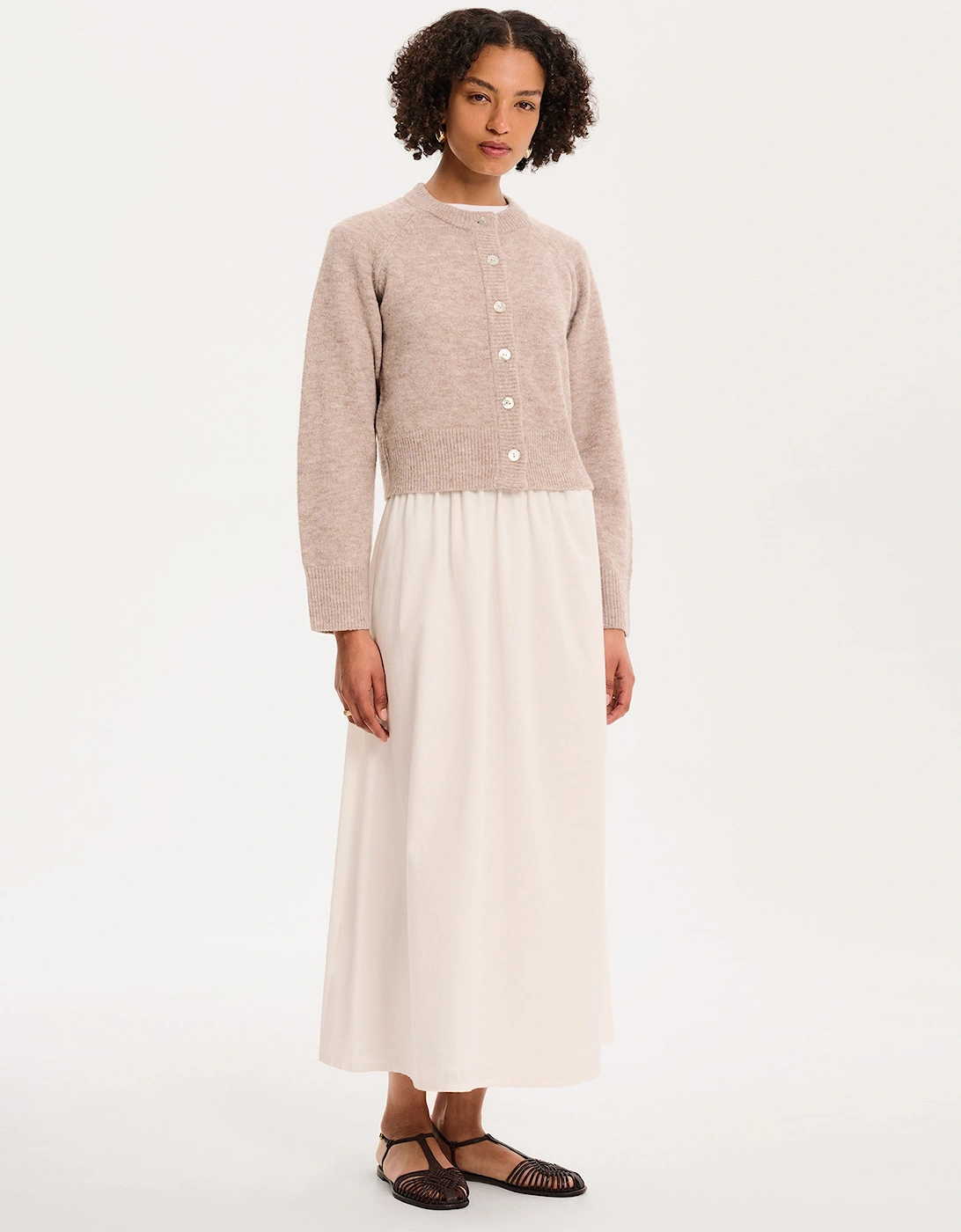 August Cardigan in Oatmeal