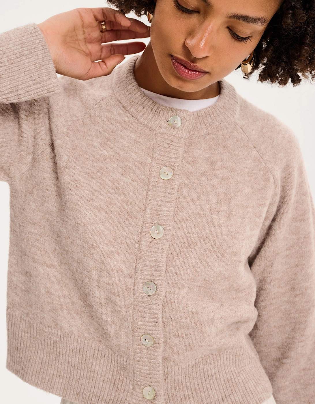 August Cardigan in Oatmeal