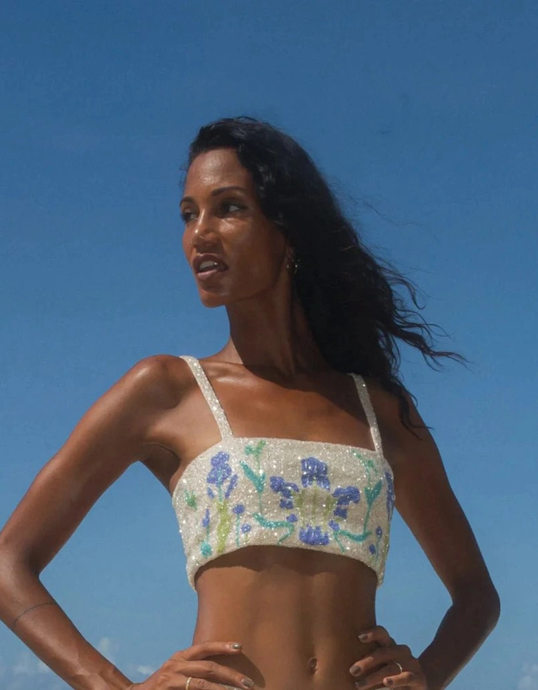 Venice Hand-Embroidered Co-Ord - Top Only