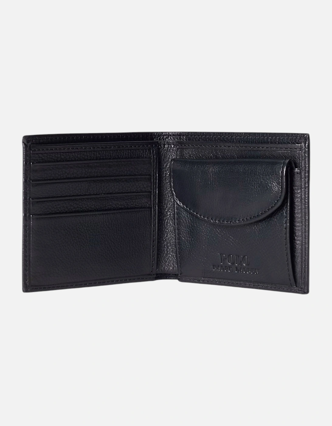 Polo Mens Wallet Pebbled Leather Billfold