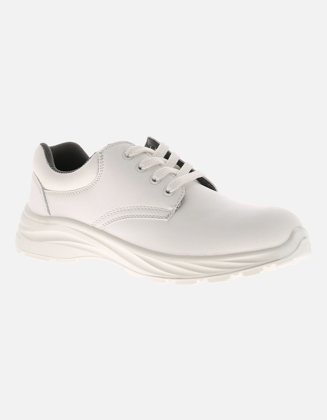 Mens Safety Shoes Steel Toe Cap Macky white UK Size, 6 of 5