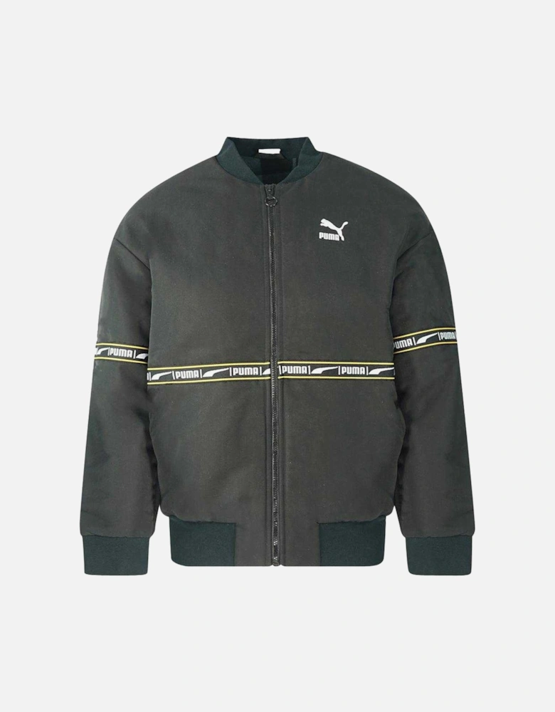 Mens Checked Heavyweight Bomber Jacket