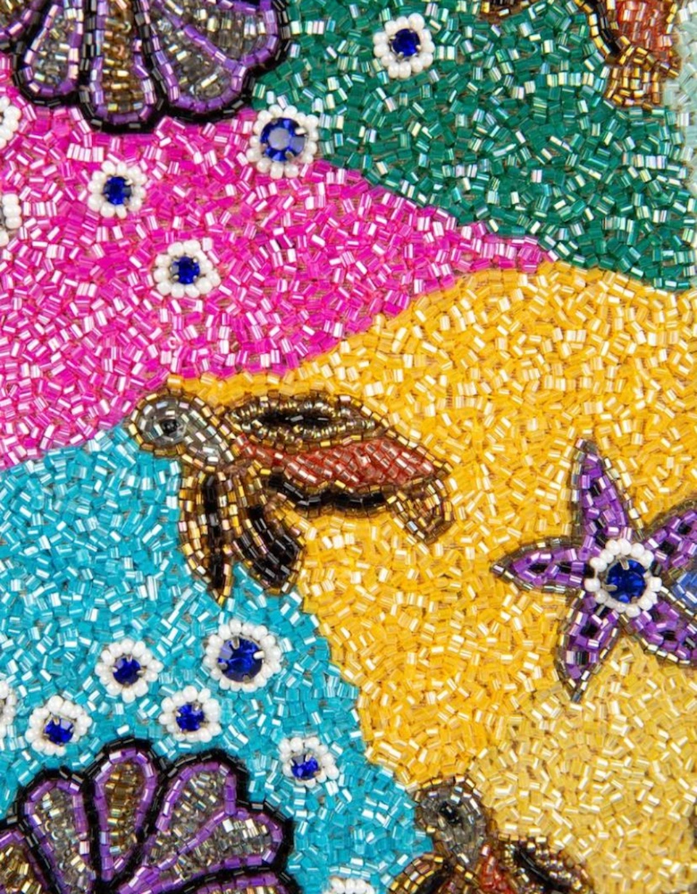Coral Reef Hand Beaded Bag