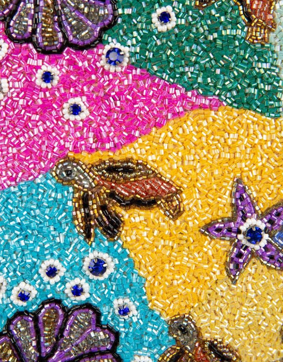 Coral Reef Hand Beaded Bag