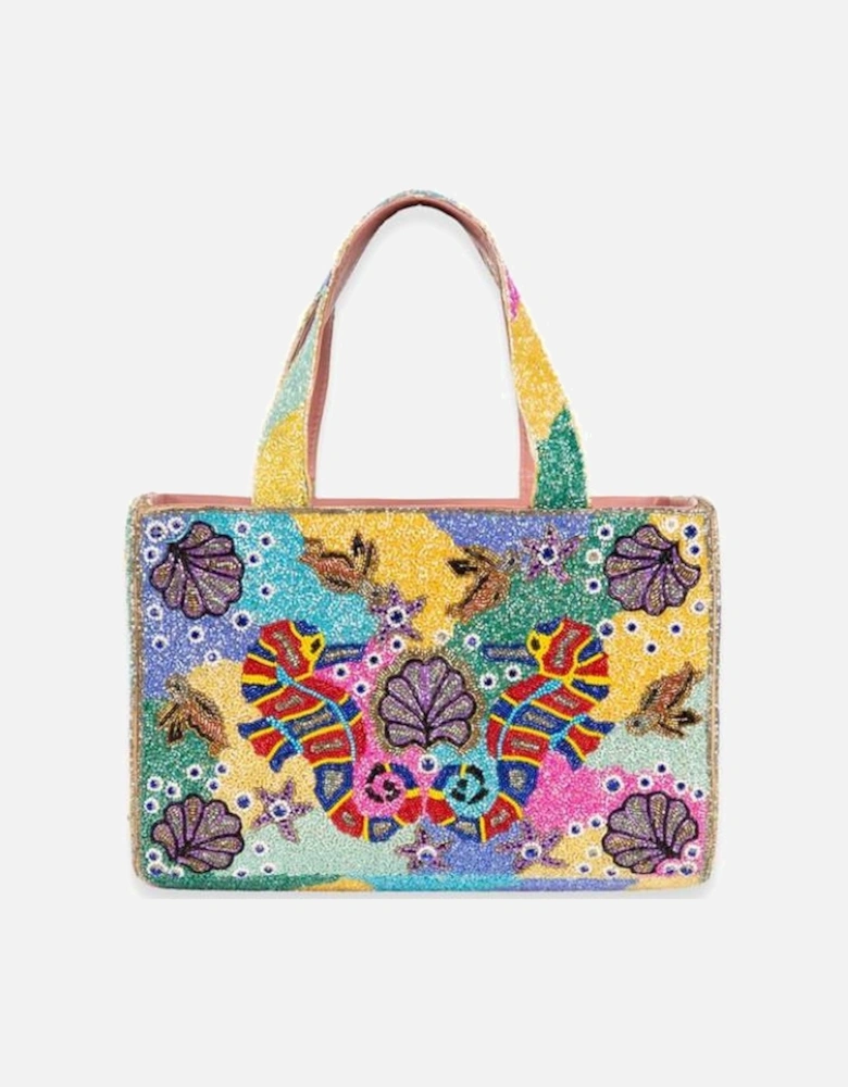 Coral Reef Hand Beaded Bag