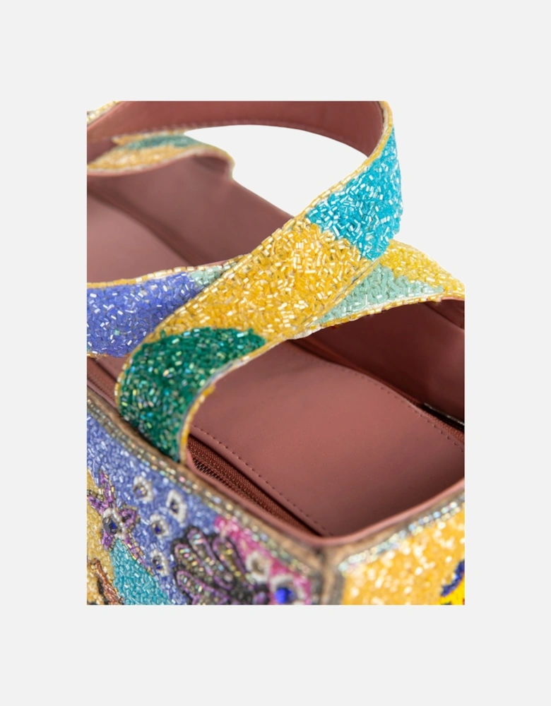 Coral Reef Hand Beaded Bag