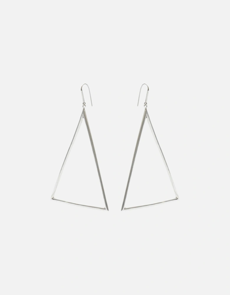 Triangular Hoop Earrings