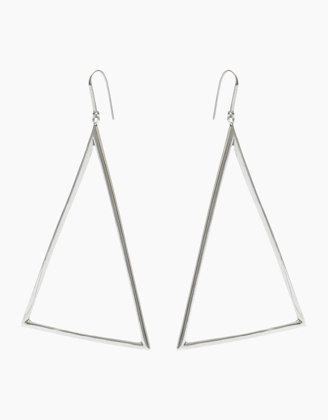Isabel Marant Women's Isabel Marant Triangular Hoop Earrings - Silver