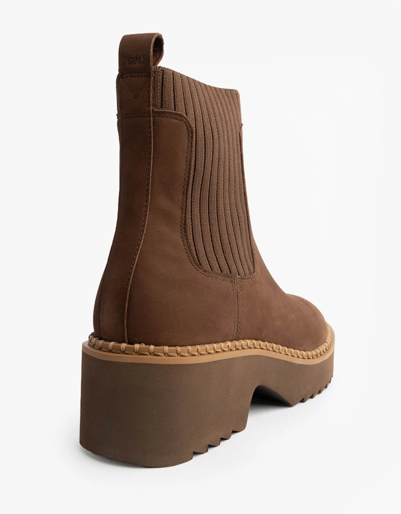 MILLIE Womens Ankle Boots Dark Brown