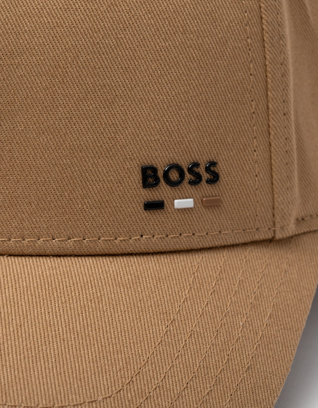 BOSS Orange Zed Stripe Mens Baseball Cap - Medium Beige 260