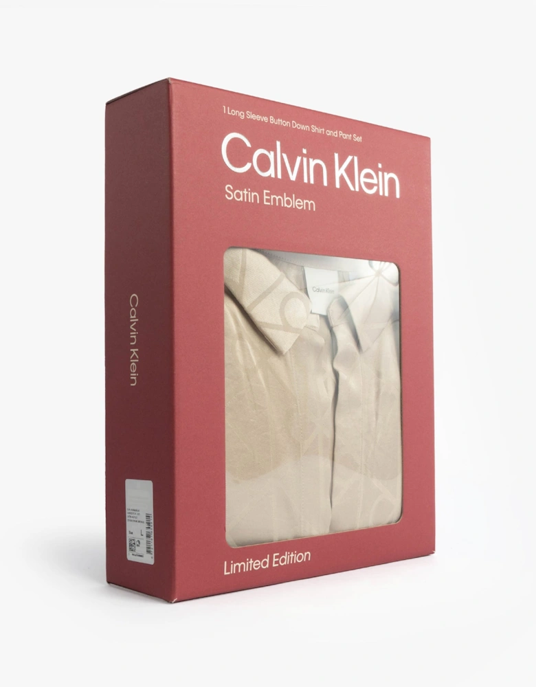 SATIN AOP SET Womens Satin Shine