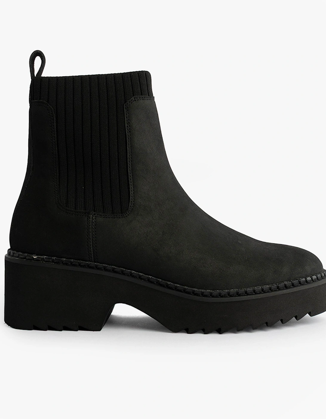 MILLIE Womens Ankle Boots Black, 7 of 6