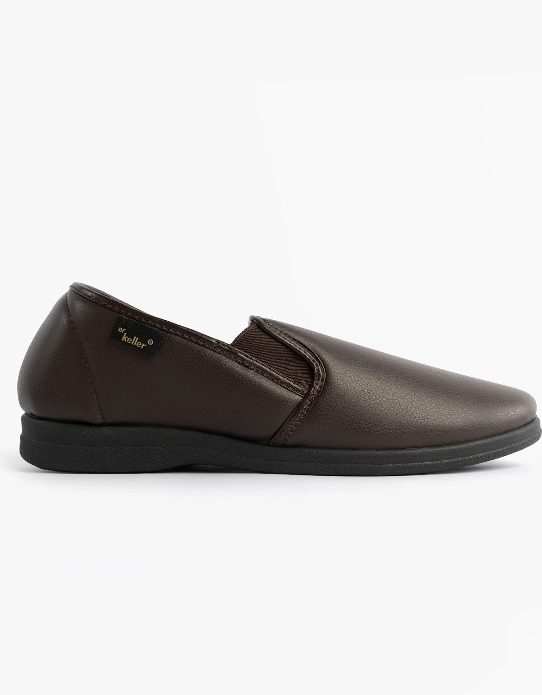 CHRISTOF Mens Slippers Brown, 7 of 6
