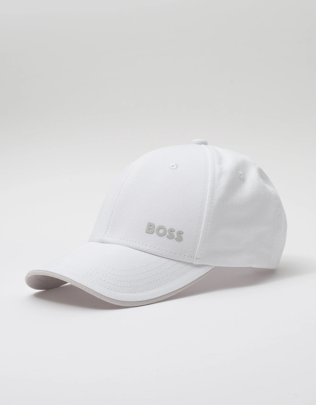 BOSS Green Bold Mens Logo-Print Cap In Cotton Twill - Natural 103, 5 of 4
