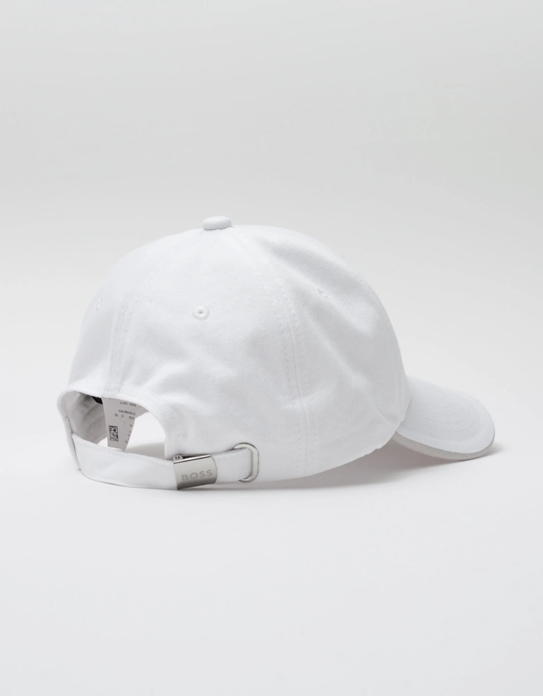 BOSS Green Bold Mens Logo-Print Cap In Cotton Twill - Natural 103