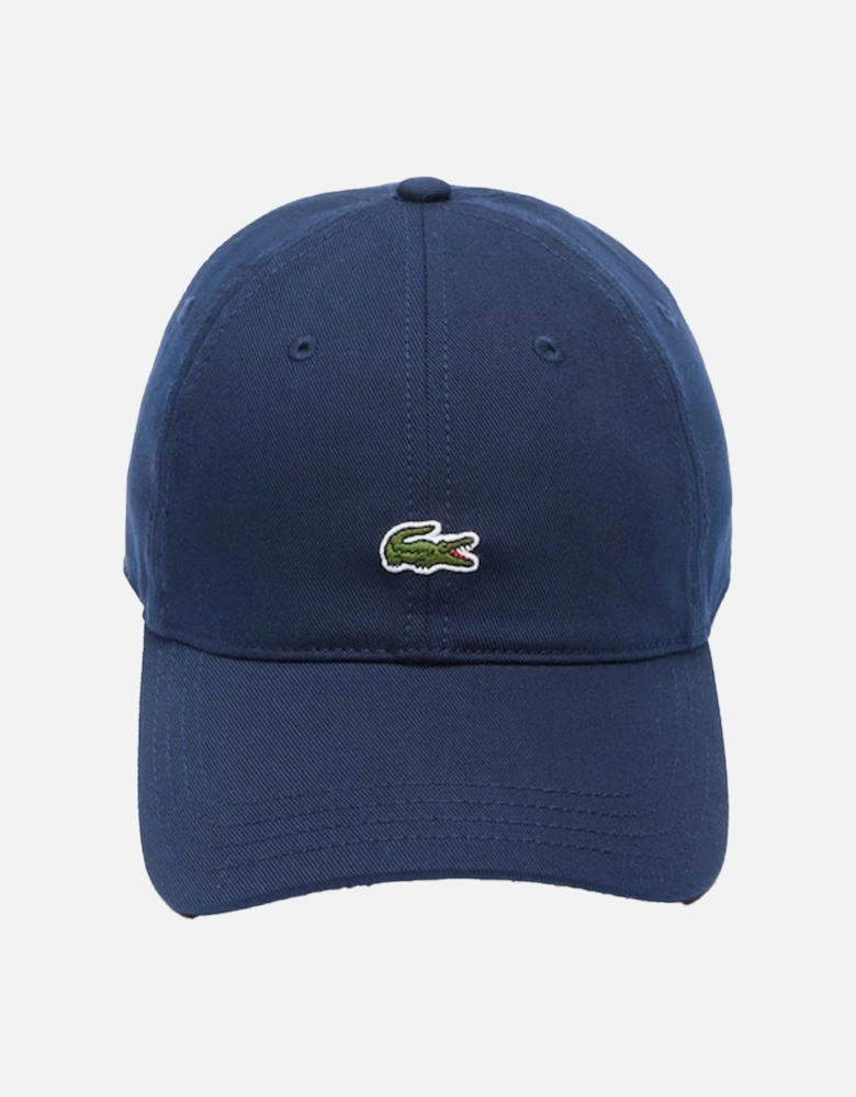 Cotton Twill Centre Logo Baseball Cap Navy