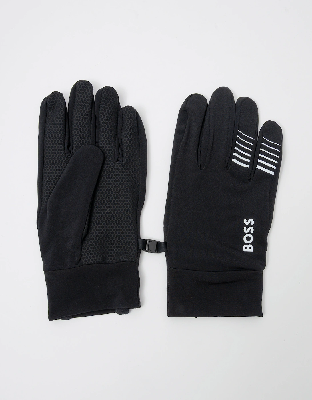 BOSS Green Mens Running Gloves 50548925 - Black 001, 5 of 4
