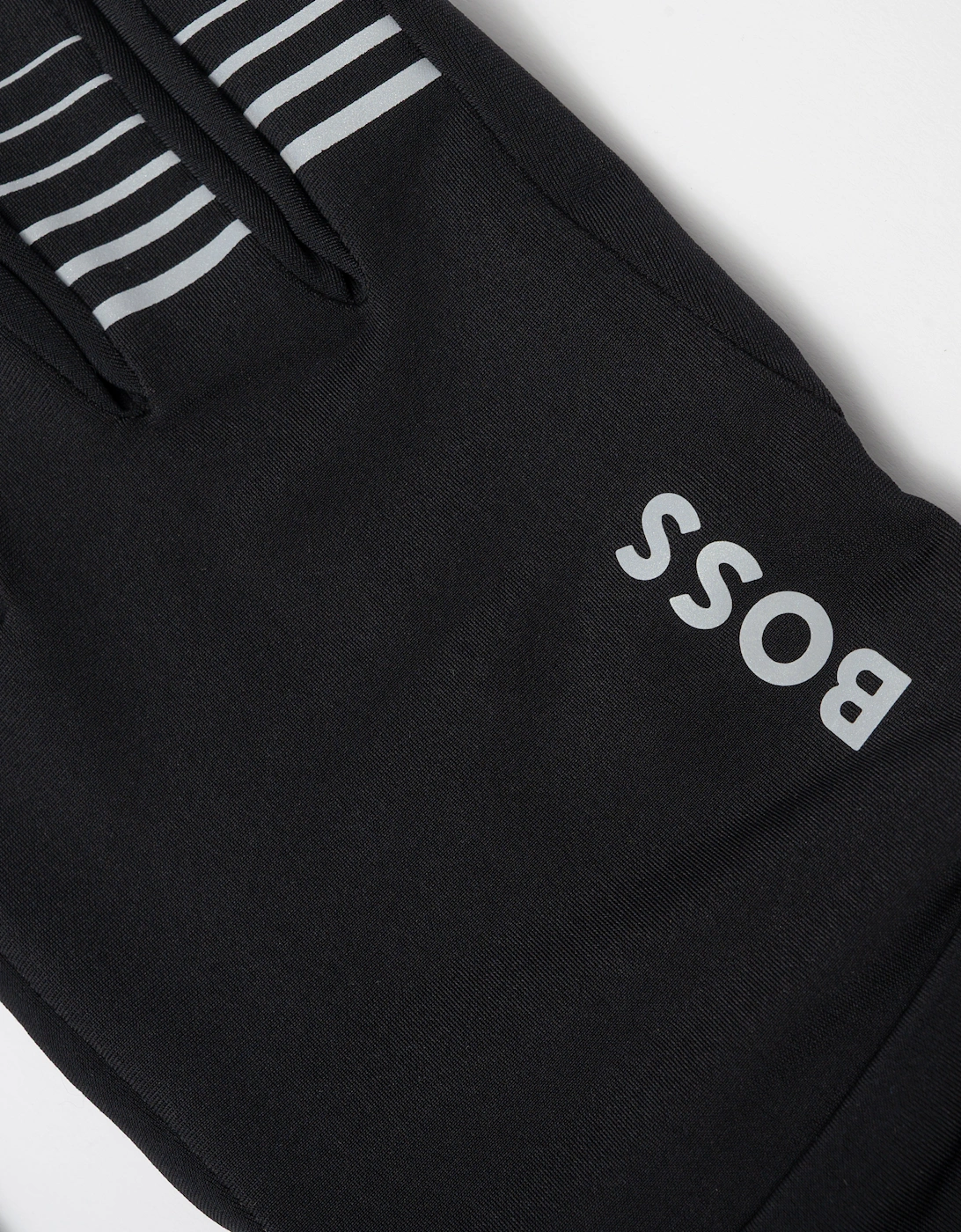 BOSS Green Mens Running Gloves 50548925 - Black 001