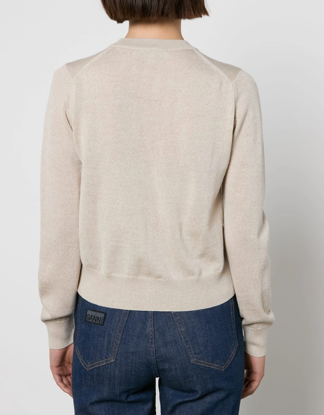 Bold Fox Head Patch Regular Cardigan