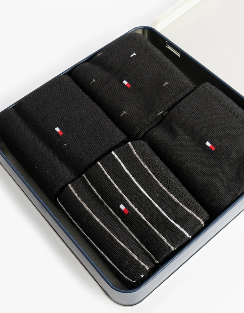 4 Pack Giftbox Mens Socks Black