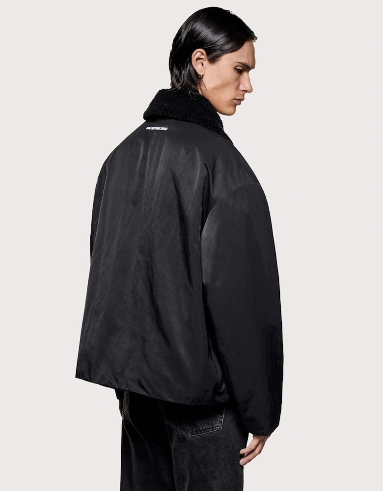 Padded Nylon Box Jacket