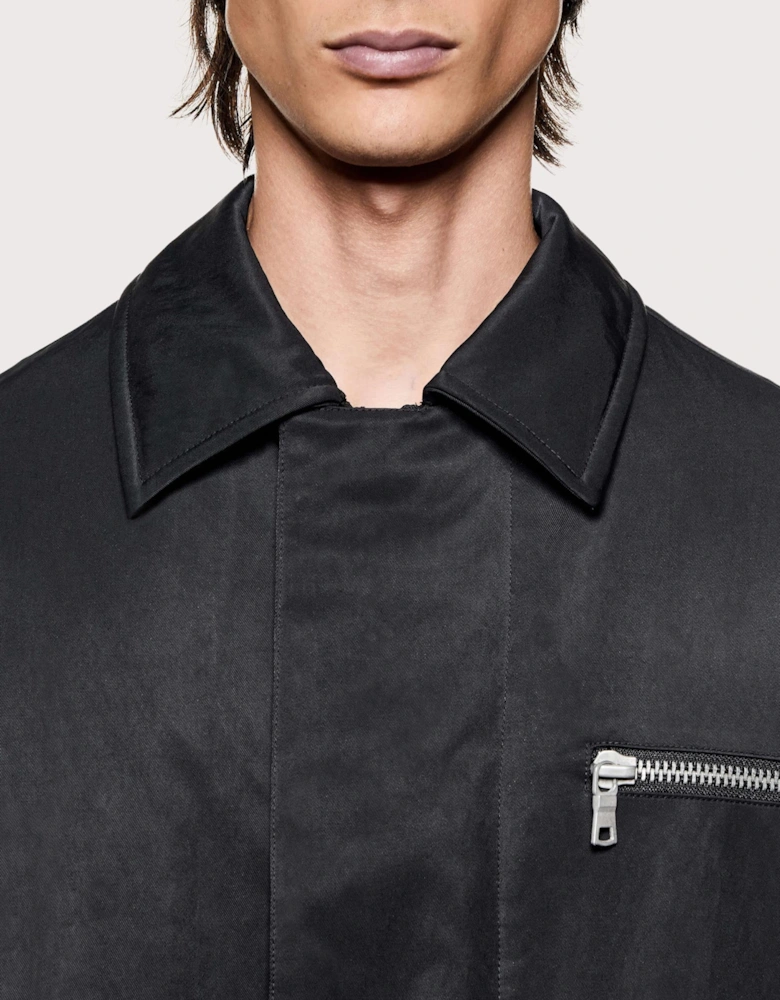 Padded Nylon Box Jacket