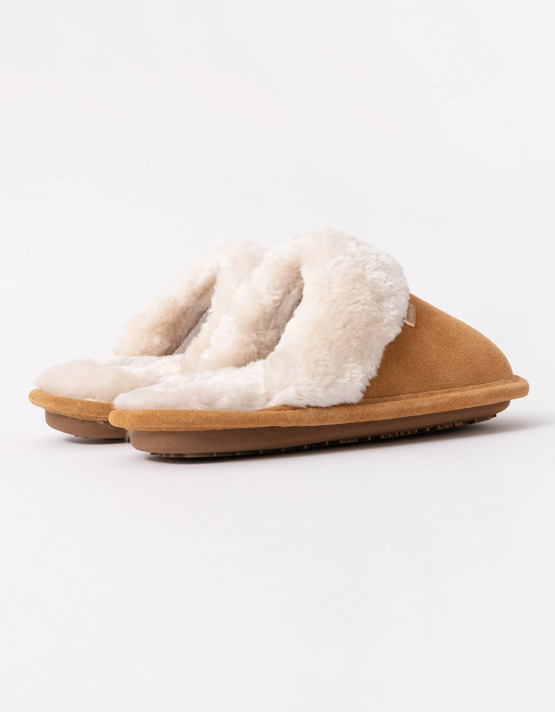 Hunter Womens Mule Slipper - Biscuit
