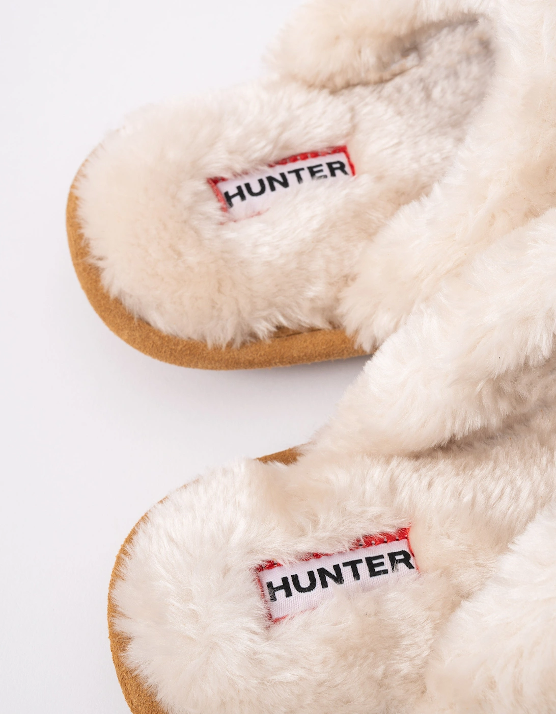 Hunter Womens Mule Slipper - Biscuit