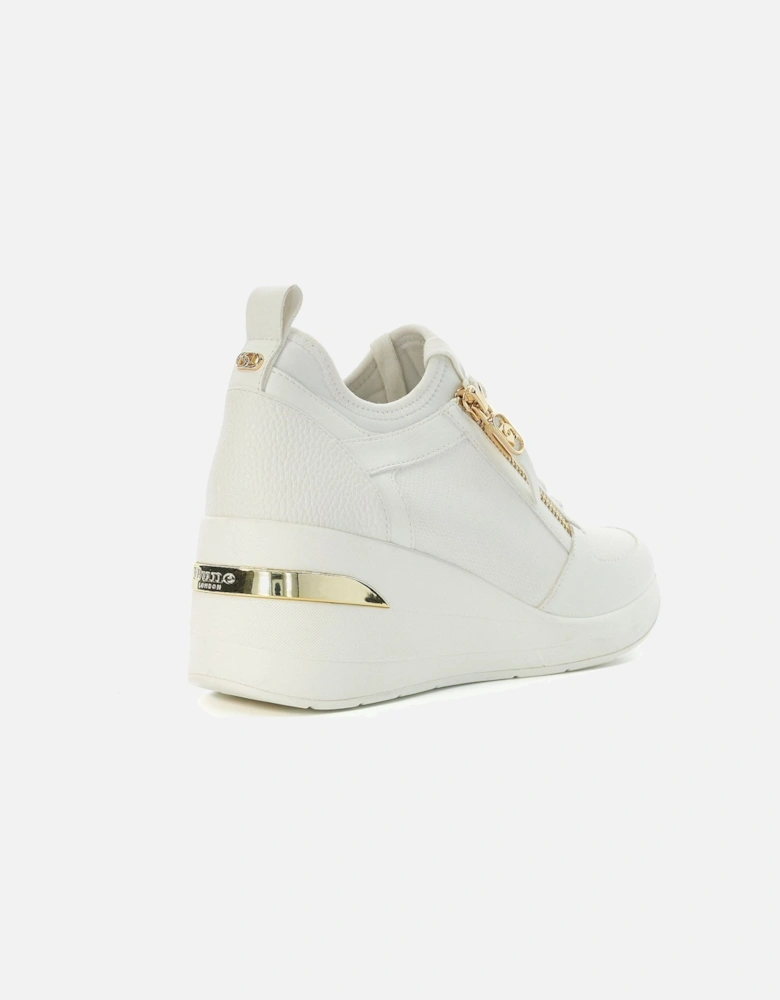 Eilin Wedge Lace Up Trainers