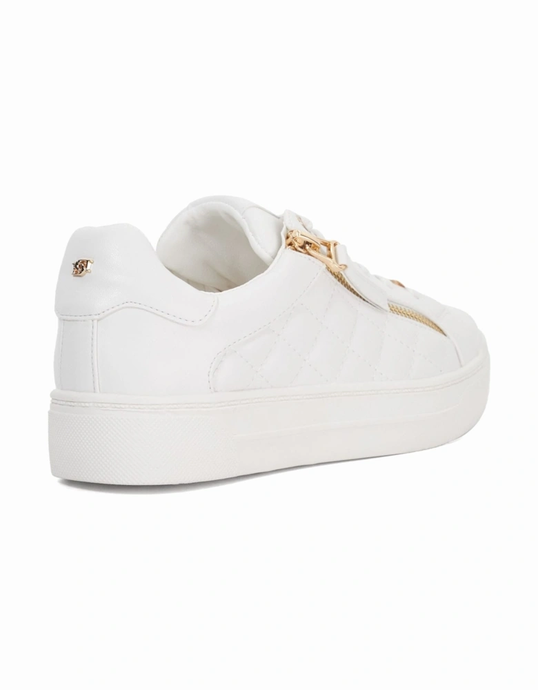 Eisel Quilted Flatform Lace Up Trainers