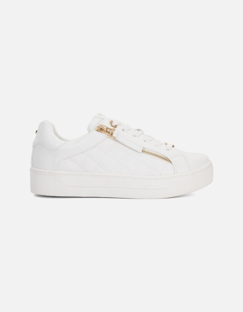 Eisel Quilted Flatform Lace Up Trainers