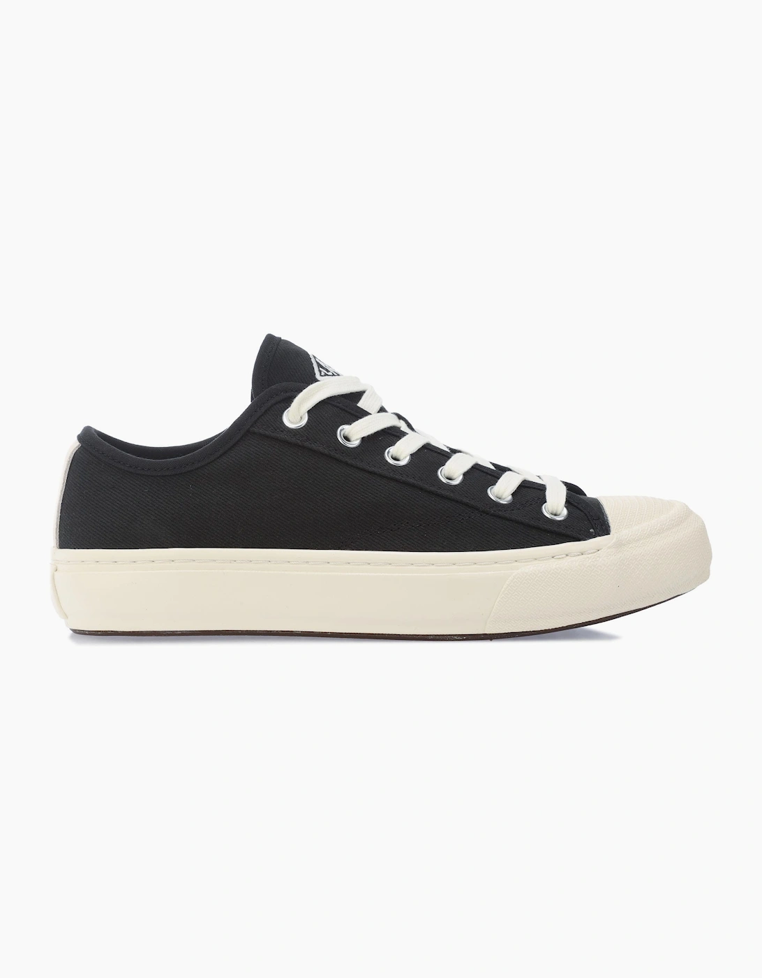 Lacoste Men's Backcourt 2.0 Canvas Low Trainers - Black - Size: 8.5