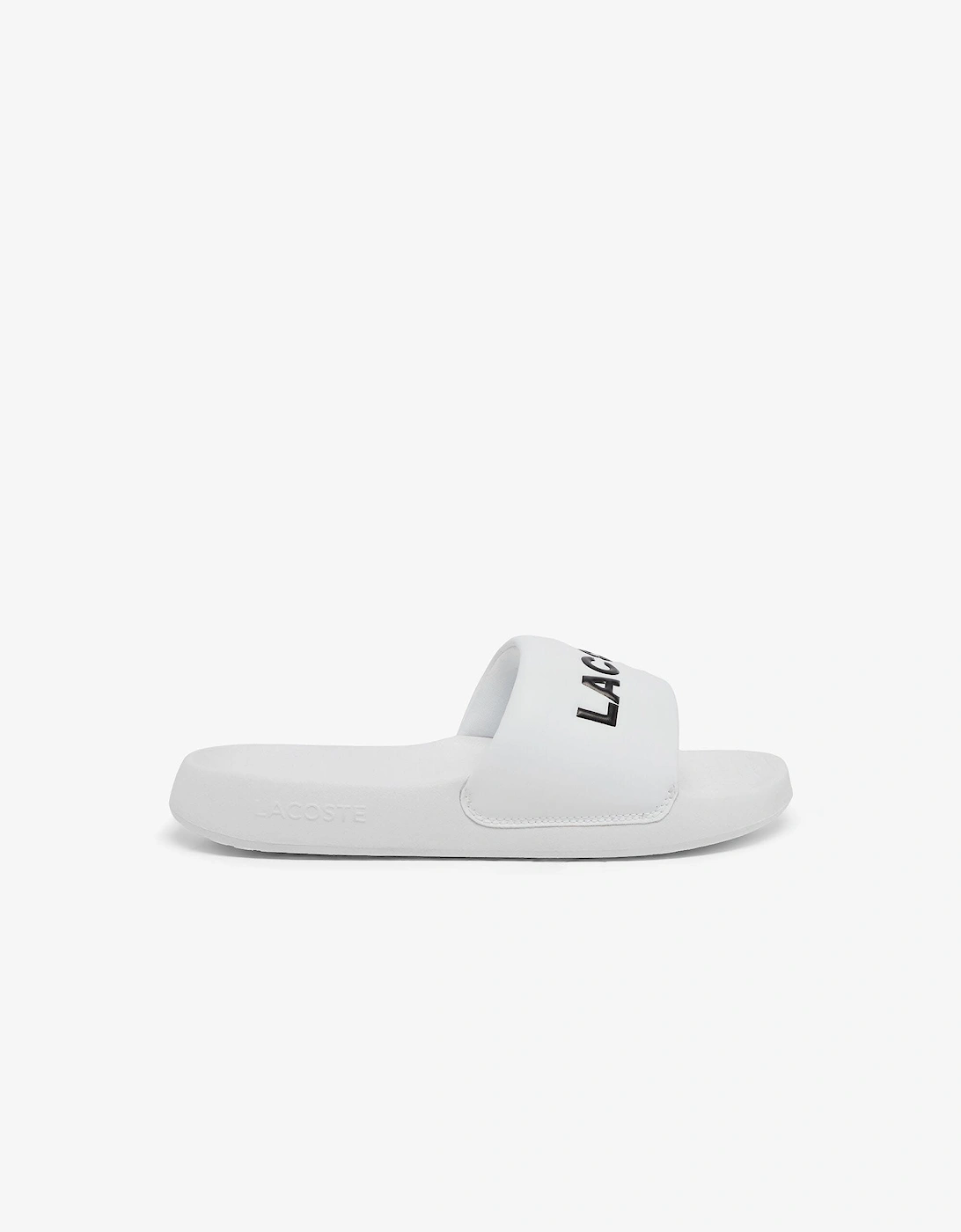 Lacoste Men's Serve Slide 1.0 Sliders - Black/Multi - Size: 8
