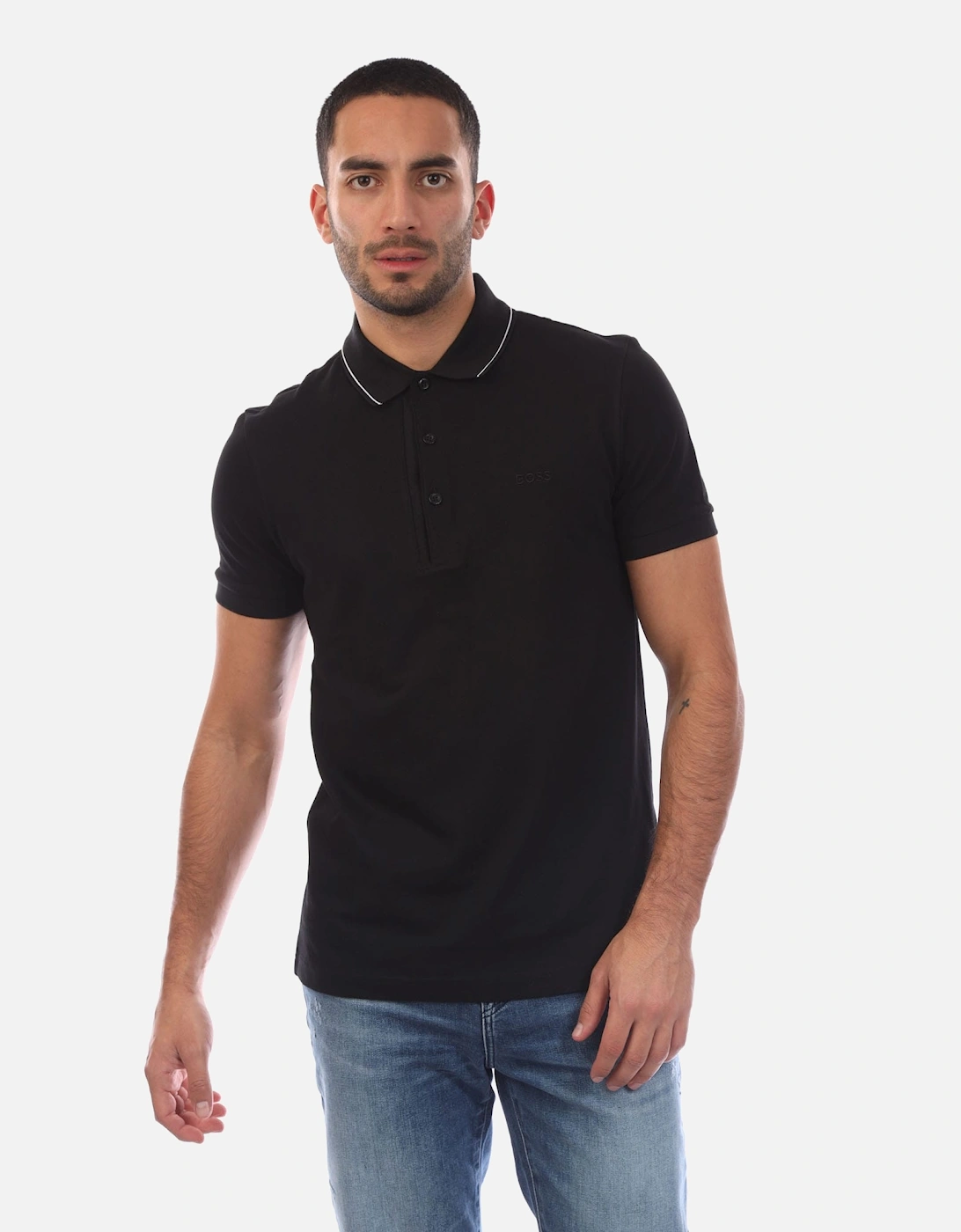 Paule 4 Slim Fit Polo Shirt with Tonal Logo, 5 of 4