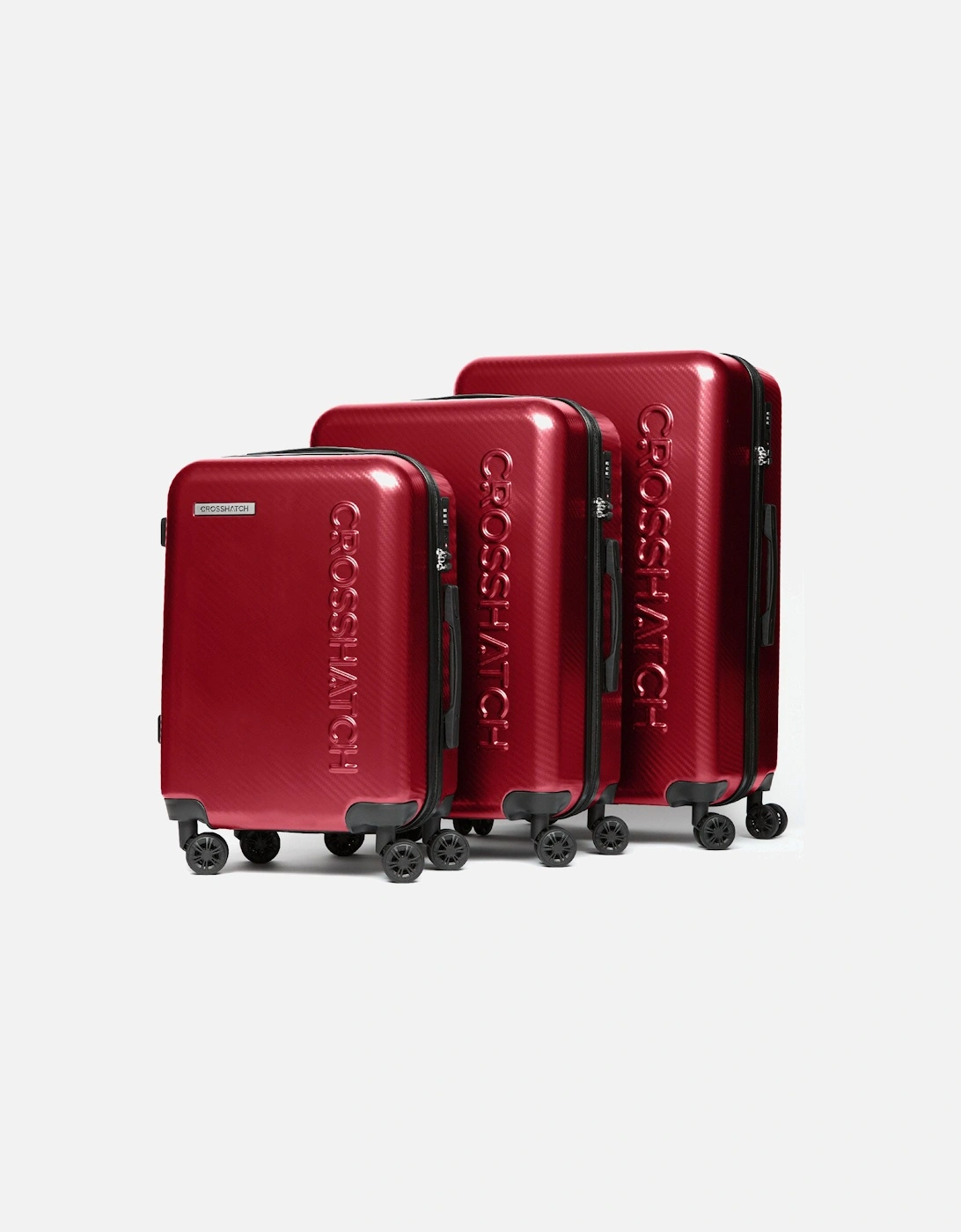Escapade Embossed Suitcase Set of 3, 7 of 6