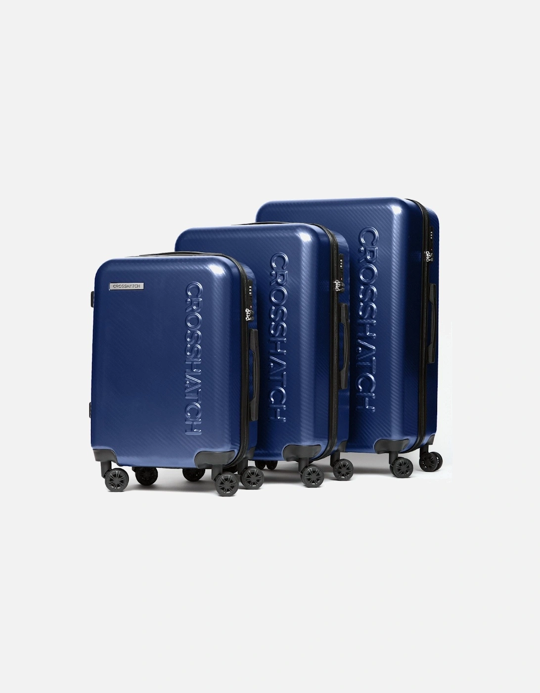 Escapade Embossed Suitcase Set of 3, 7 of 6
