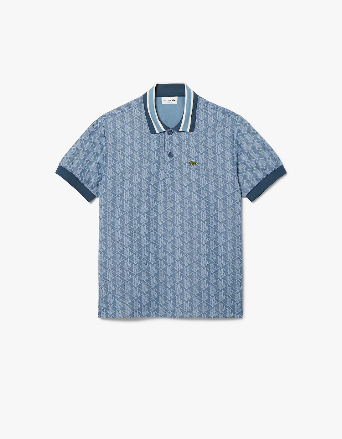 Classic-Fit Monogram Jacquard Polo Shirt, 6 of 5