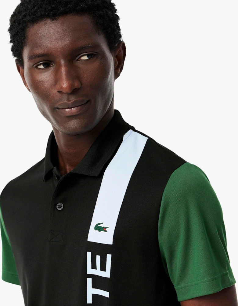 Ultra Dry Print Branding Tennis Polo Shirt