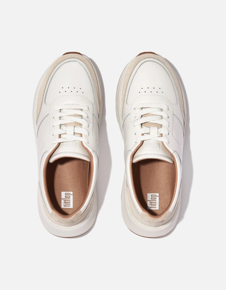 F-Mode Leather/Suede Flatform Trainers