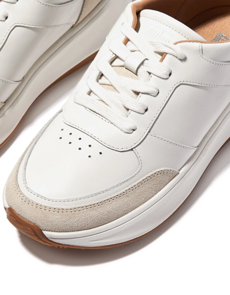 F-Mode Leather/Suede Flatform Trainers